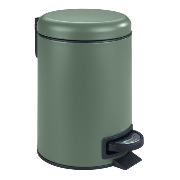 WENKO 24636100 - Korpa LEMAN 17x25 cm zelena/crna