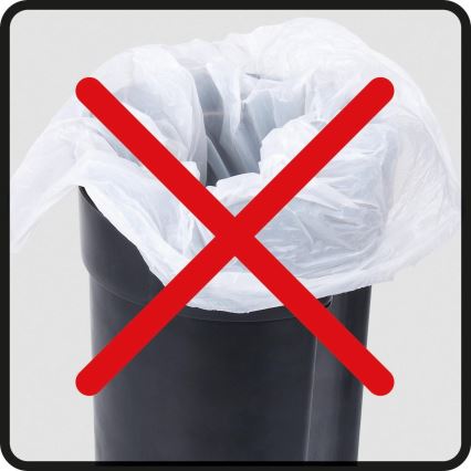 WENKO 24681100 - Kanta LEMAN 21x24 cm crna