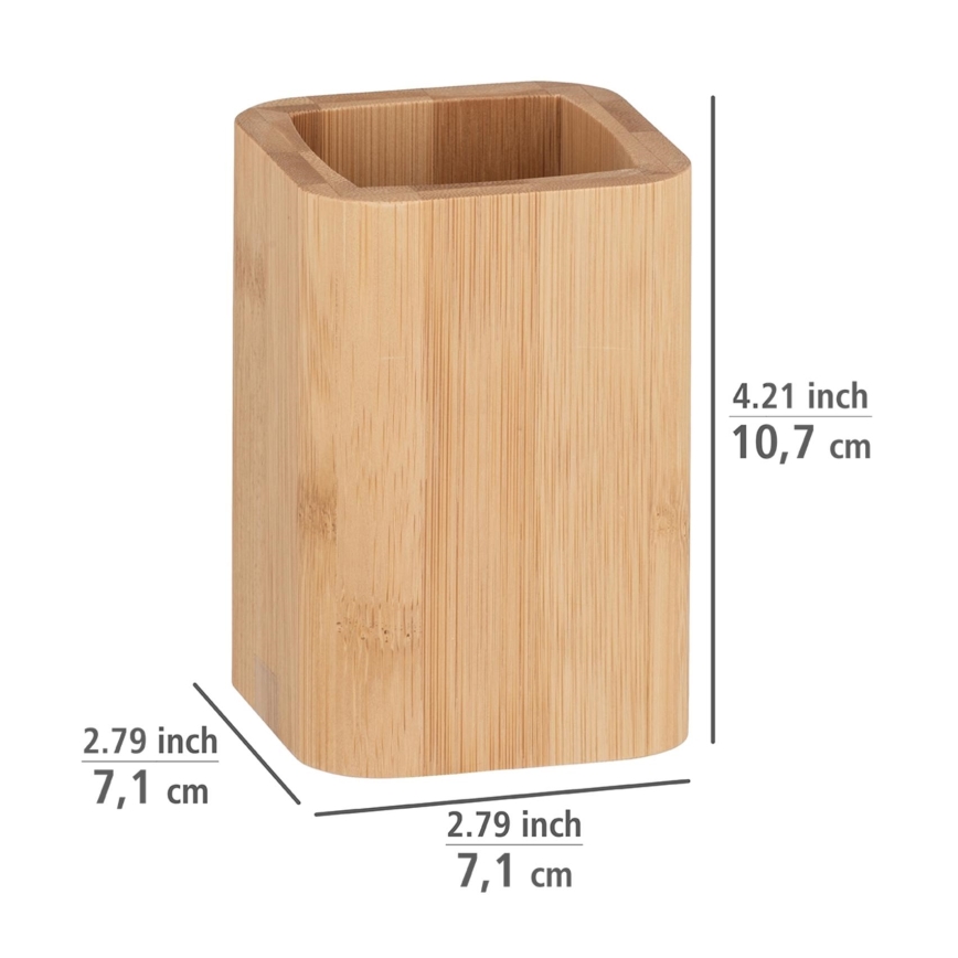 WENKO 24746100 - Čaša od bambusa 7,1x10,7 cm braon