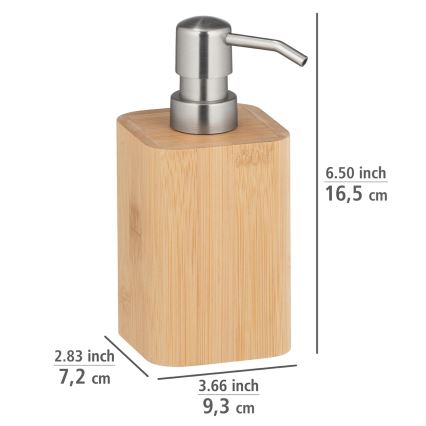 WENKO 24747100 - Dozator sapuna BAMBUSA 9,3x16,5 cm braon