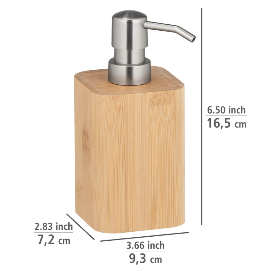 WENKO 24747100 - Dozator sapuna BAMBUSA 9,3x16,5 cm braon