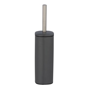 WENKO 24777100 - set za WC ALASSIO 9,3x39,2 cm, nerđajući čelik/siva
