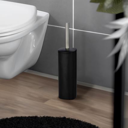 WENKO 24778100 - WC četka ALASSIO 9,3x39,2 cm nerđajući čelik/crna