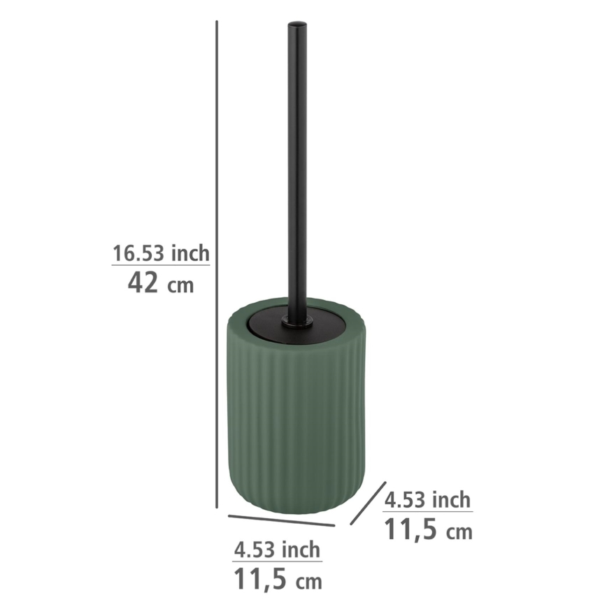WENKO 24808100 - WC četka BELLUNO 11,5x42 cm zelena/crna