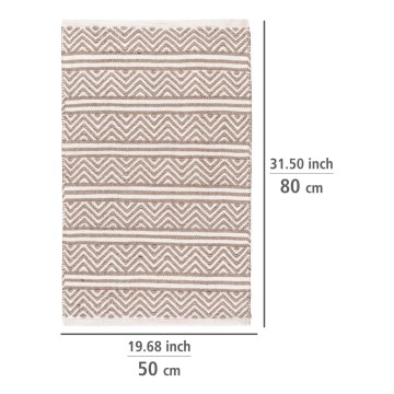 WENKO 24868100-Prostirka SHAKI 50x80 cm bež/bela