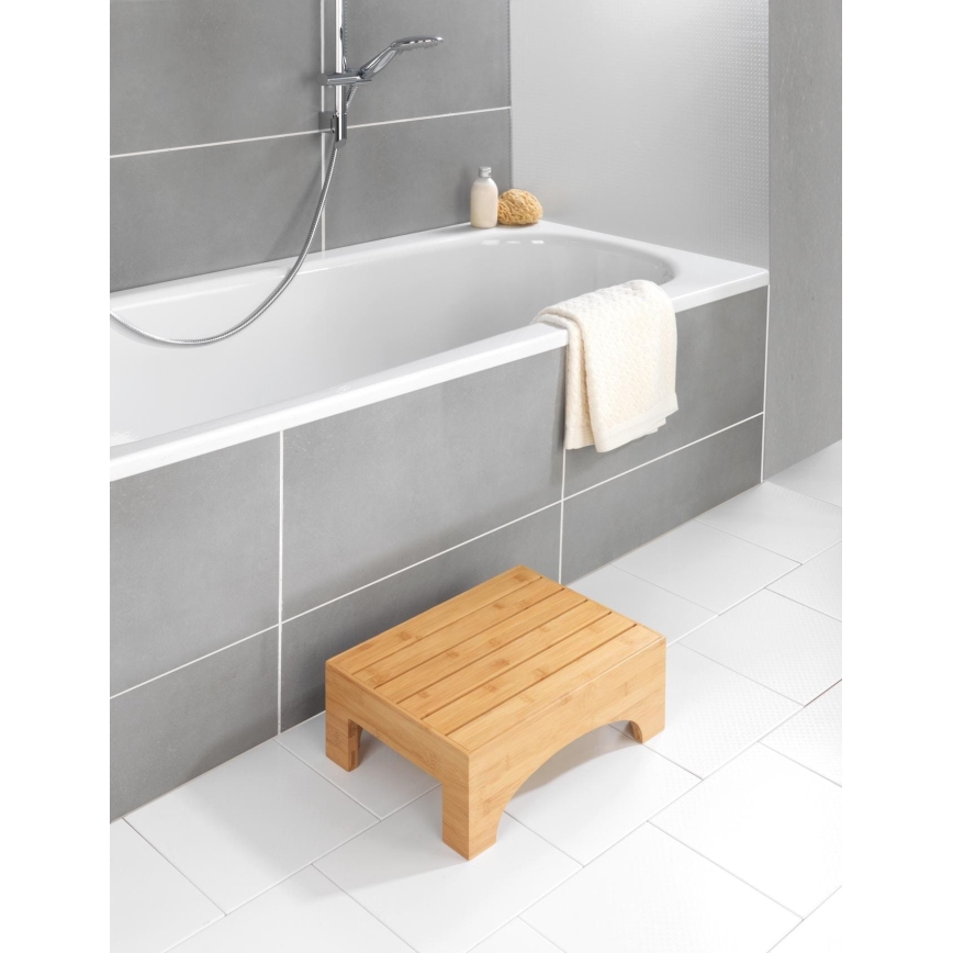 WENKO 24870100 - Stolica BAMBUSA 40x30 cm braon