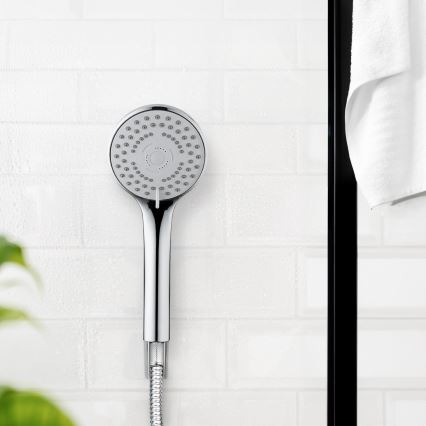 WENKO 24918100 - Tuš glava BASIC LINE 9,5x9,5 cm sjajni hrom/srebrna