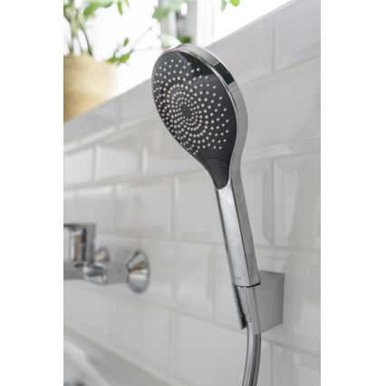 WENKO 24921100 - Tuš glava WATERSAVING SYSTEM 12x12 cm sjajni hrom/siva