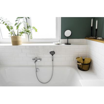 WENKO 24921100 - Tuš glava WATERSAVING SYSTEM 12x12 cm sjajni hrom/siva