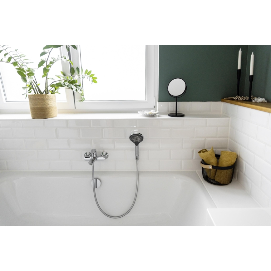 WENKO 24921100 - Tuš glava WATERSAVING SYSTEM 12x12 cm sjajni hrom/siva