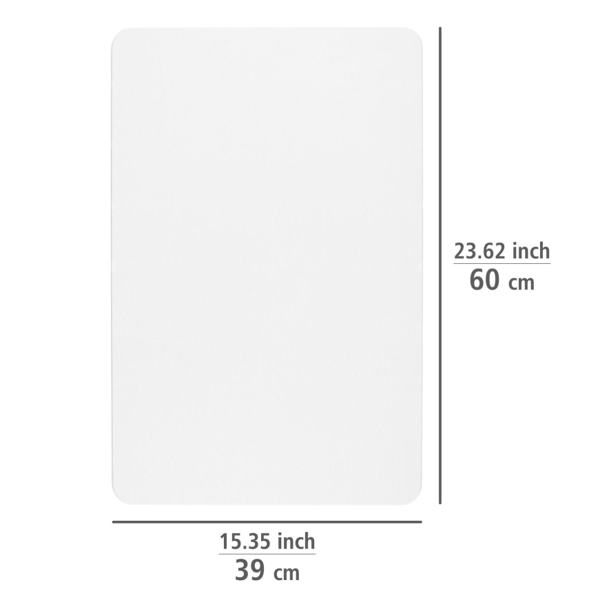 WENKO 24935100-Podloga SIMI 39x60 cm bela