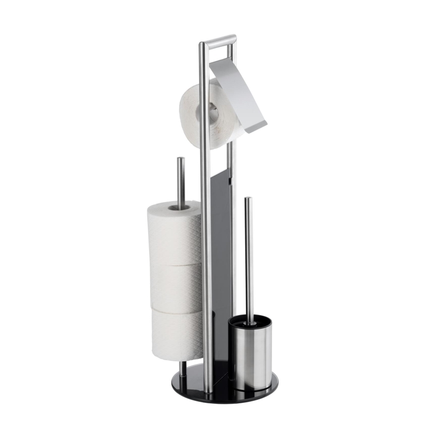 WENKO 24981800 - set za WC RAVINA 20x70 cm nerđajući čelik/srebrna