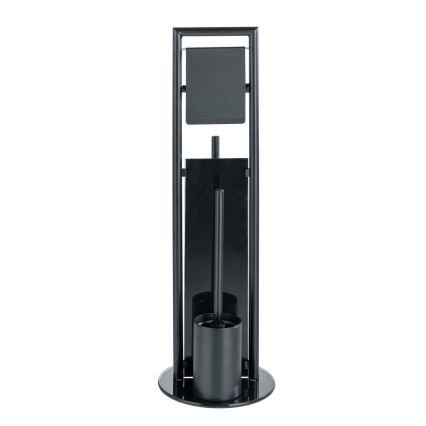 WENKO 24982800 - set za WC RAVINA 20x70 cm nerđajući čelik/crna