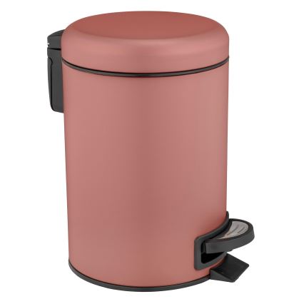 WENKO 25155100 - Kanta za smeće LEMAN 17x25 cm ružičasta/crna