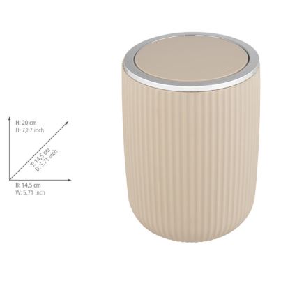 WENKO 25186100 - Korpa AGROPOLI 14,5x20 cm bež