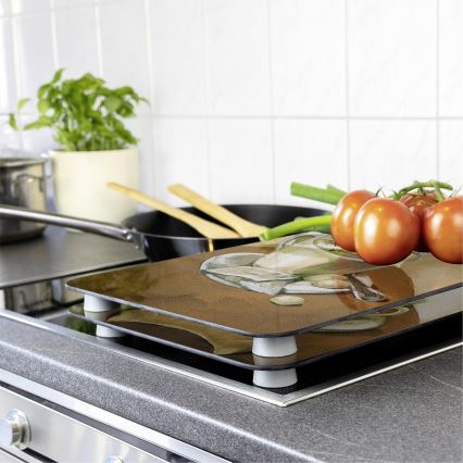 WENKO 2521280100 - Navlaka za ploču 52x30 cm šarena/siva/prozirna