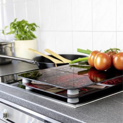 WENKO 2521467100 - Navlaka za ploču 30x52 cm višebojna/siva/prozirna