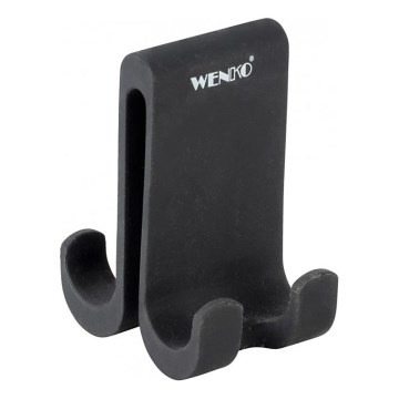 WENKO 25229100-Kukica VERNA DUO 5x9,5 cm crna