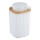 WENKO 25294100 - Dozator tečnog sapuna ROTELLO 8,9x12,7 cm bela/braon
