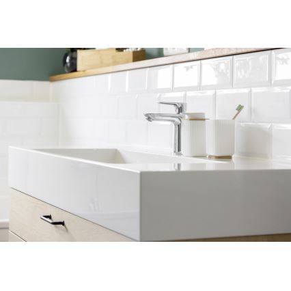 WENKO 25294100 - Dozator tečnog sapuna ROTELLO 8,9x12,7 cm bela/braon