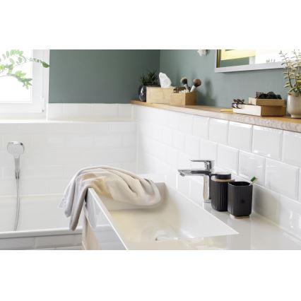 WENKO 25298100 - Dozator sapuna ROTELLO 8,9x12,7 cm crna/smeđa