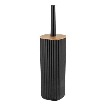 WENKO 25304100 - set za WC ROTELLO 10x36 cm crna/braon
