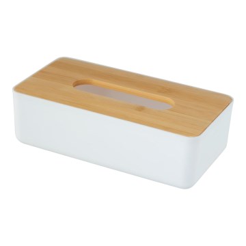 WENKO 25318100 - Kutija za kozmetiku ROTELLO 24x12,7 cm bela/braon
