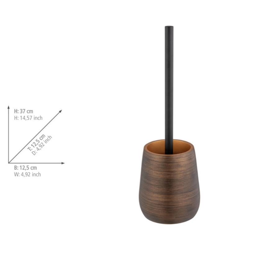 WENKO 25354100 - WC četka PALENA 12,5x37 cm bronzana