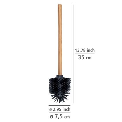 WENKO 25360100 - WC četka 7,5x35 cm braon/crna