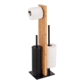 WENKO 25376100 - Set za WC LESINA 18x69 cm braon/crna