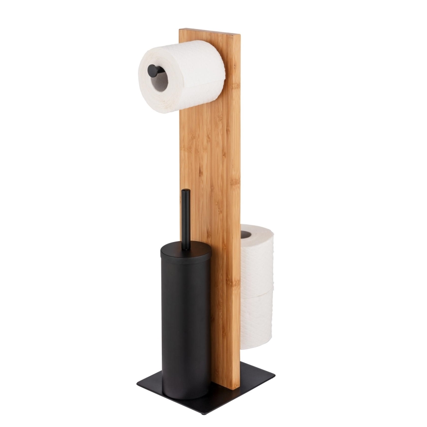 WENKO 25376100 - Set za WC LESINA 18x69 cm braon/crna