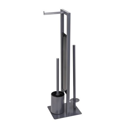 WENKO 25552100 - WC četka RIVALTA 18x70 cm siva/crna