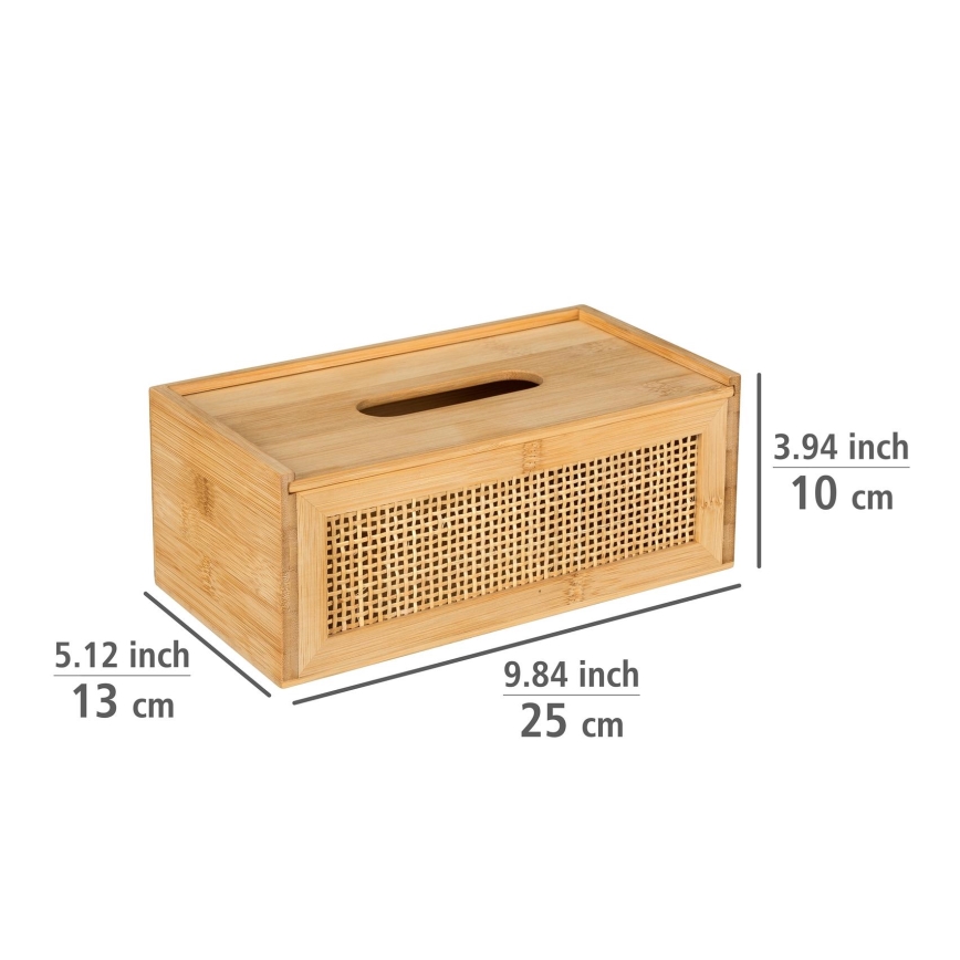 WENKO 25607100 - Kutija za maramice ALLEGRE 25x13 cm braon