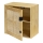 WENKO 25613100 - Ormarić ALLEGRE 30x30 cm braon