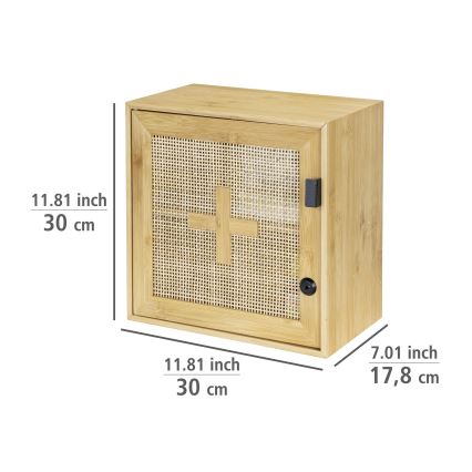 WENKO 25613100 - Ormarić ALLEGRE 30x30 cm braon