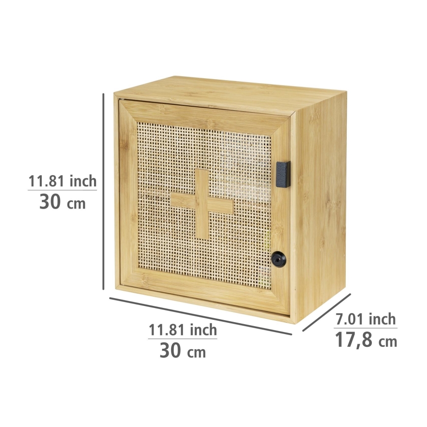 WENKO 25613100 - Ormarić ALLEGRE 30x30 cm braon