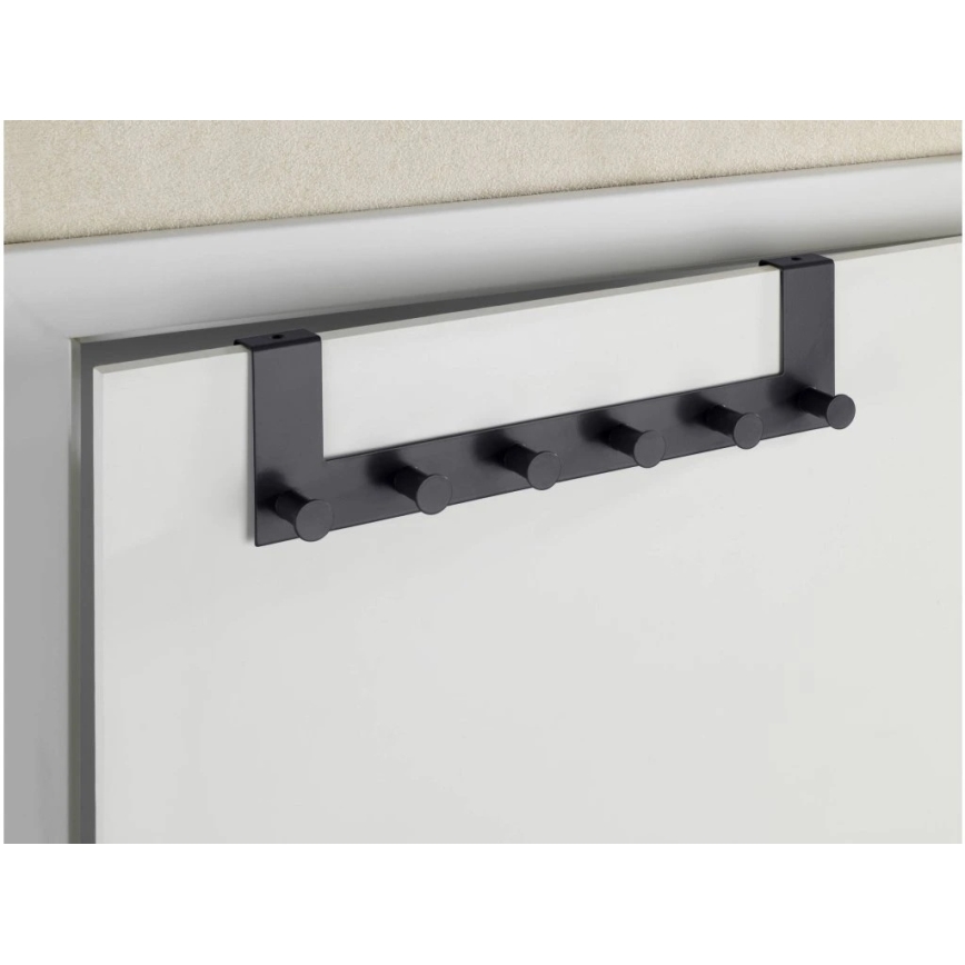 WENKO 25653100 - Vešalica CELANO 39x11 cm crna