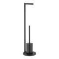 WENKO 25675100 - Set za WC FERLA 18x69,5 cm crni