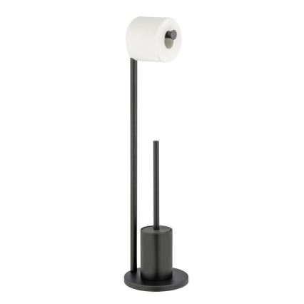 WENKO 25675100 - Set za WC FERLA 18x69,5 cm crni