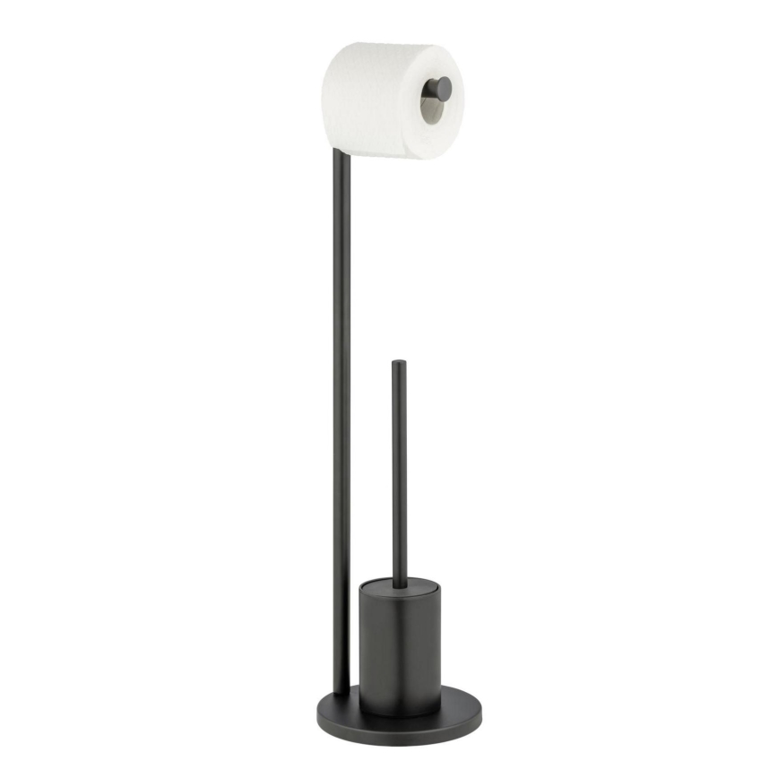 WENKO 25675100 - Set za WC FERLA 18x69,5 cm crni
