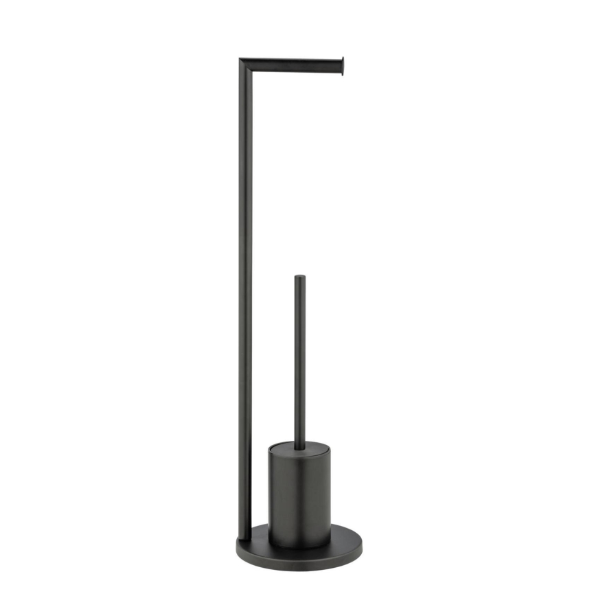 WENKO 25675100 - Set za WC FERLA 18x69,5 cm crni