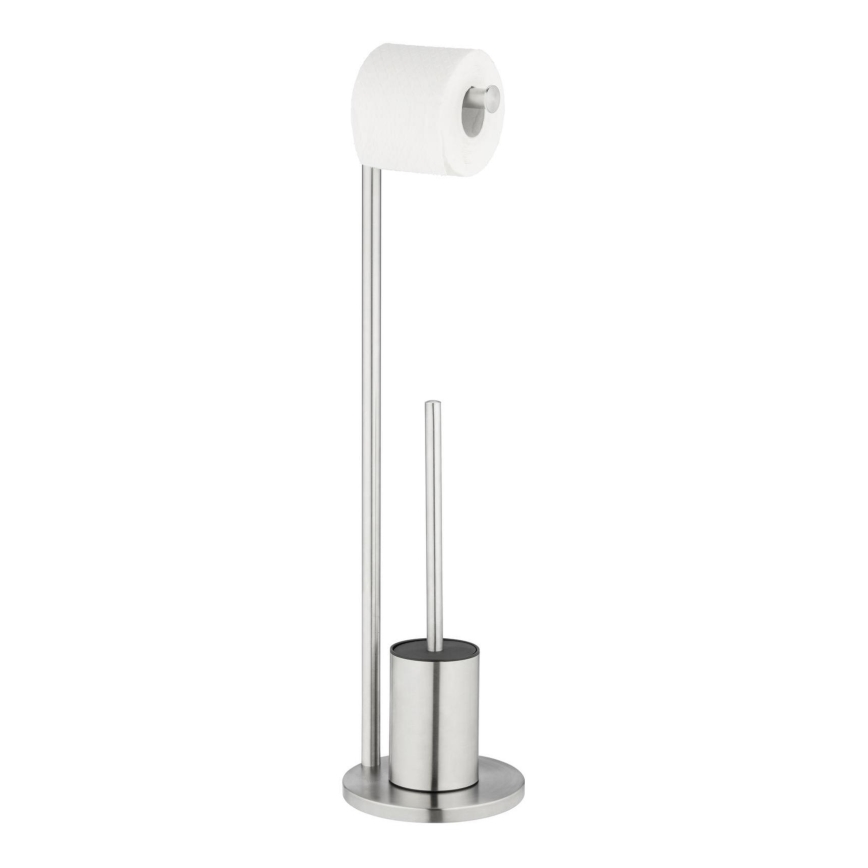 WENKO 25676100 - Komplet za WC FERLA 18x69,5 cm, nerđajući čelik/satinirano