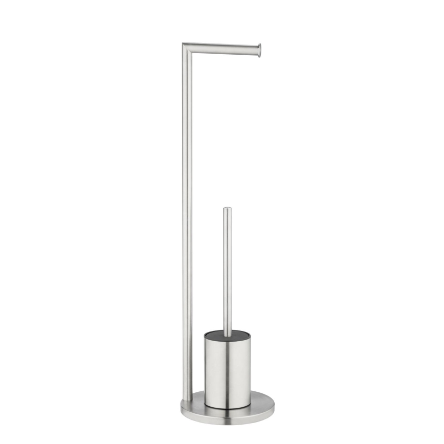 WENKO 25676100 - Komplet za WC FERLA 18x69,5 cm, nerđajući čelik/satinirano