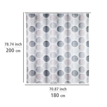 WENKO 25750100 - Tuš zavesa 180x200 cm, šarena
