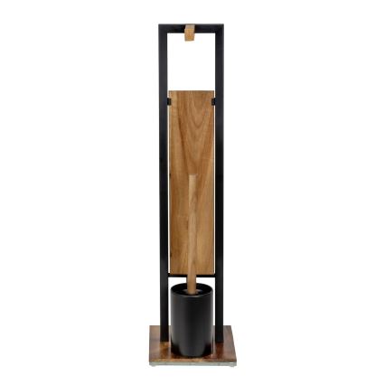 WENKO 25784100 - WC set RIVALTA 18x70 cm smeđa/crna