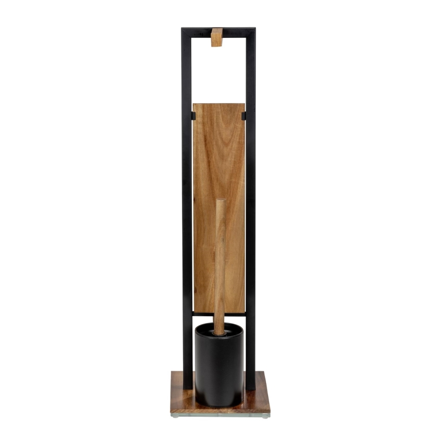WENKO 25784100 - WC set RIVALTA 18x70 cm smeđa/crna