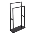 WENKO 26056100 - Stalak za peškire RIVALTA 46x80 cm nerđajući čelik/crna