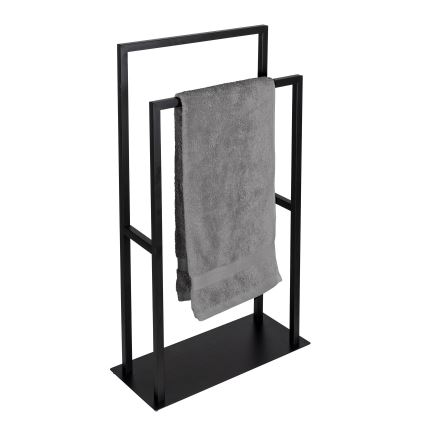 WENKO 26056100 - Stalak za peškire RIVALTA 46x80 cm nerđajući čelik/crna
