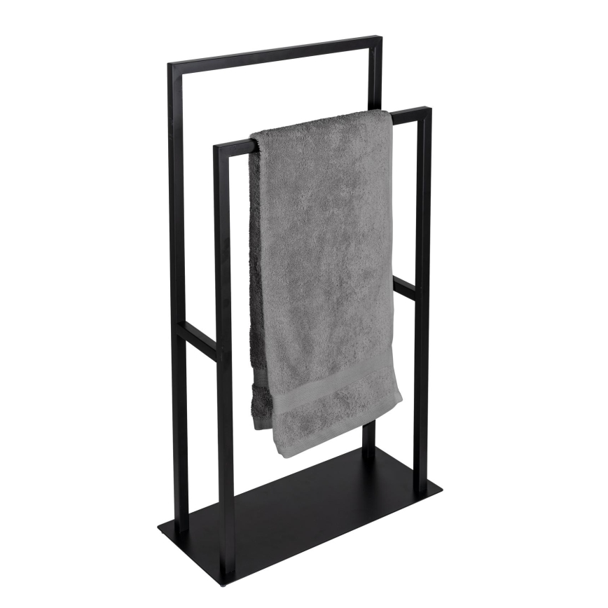 WENKO 26056100 - Stalak za peškire RIVALTA 46x80 cm nerđajući čelik/crna