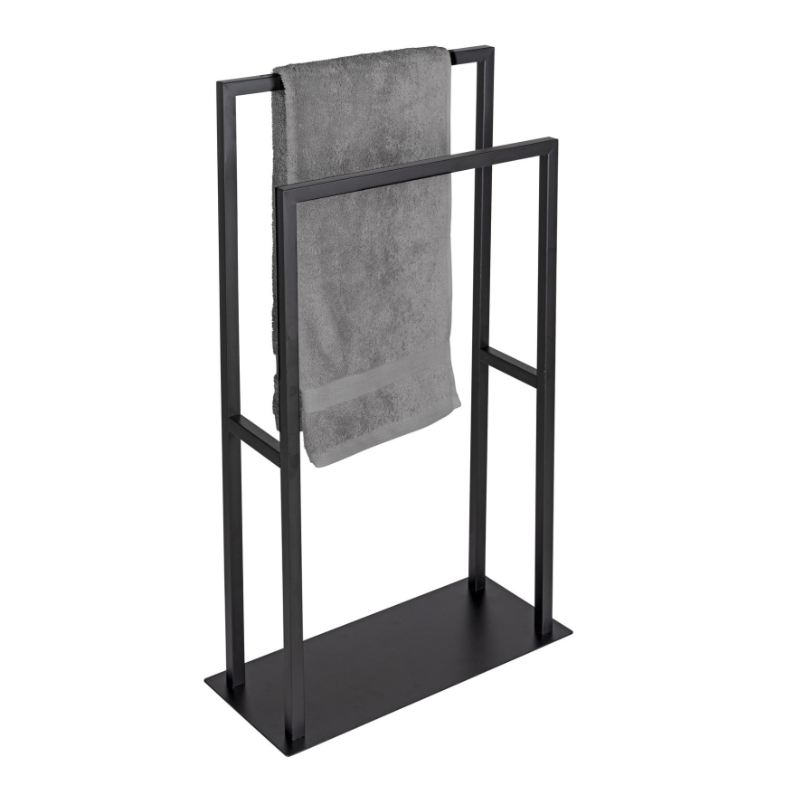 WENKO 26056100 - Stalak za peškire RIVALTA 46x80 cm nerđajući čelik/crna